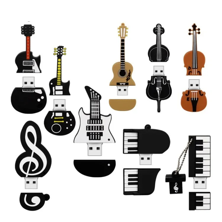 MicroDrive 16GB USB 2.0 Music Note U Disk, 16GB