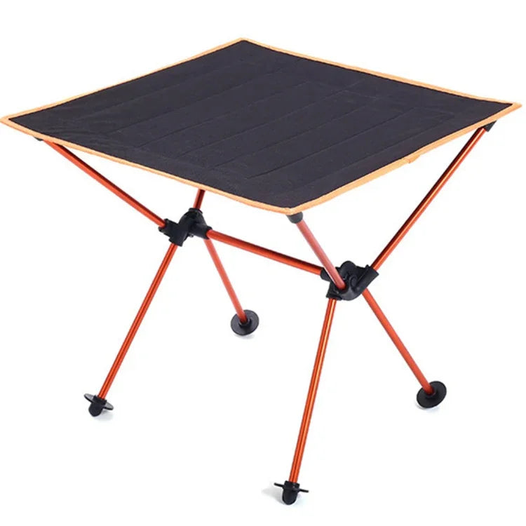 Outdoor Camping Portable Light Folding Table Oxford Cloth Aviation Aluminum Picnic Barbecue Table, Barbecue Table(black), Barbecue Table(orange)