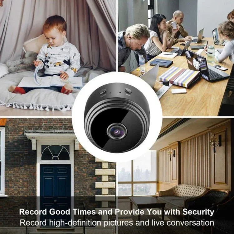 A9+ 1080P WiFi Remote Wireless Camera, Support Night Vision & Motion Detection & TF Card, Broadcom Bluetooth Solution - Trustpick