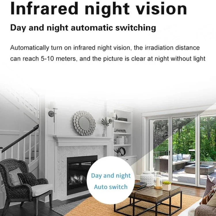 AS02 Home Security Infrared Night Vision Wireless Voice Intercom Small Camera - Trustpick