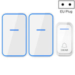 CACAZI A68 - 2 One to Two Wireless Remote Control Electronic Doorbell Home Smart Digital Wireless Doorbell - Trustpick