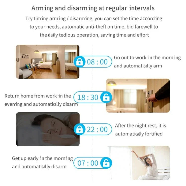 CS118 WIFI+GSM Tuya Smart Voice Alarm System Supports Amazon Alexa/ Google Assistant - Trustpick