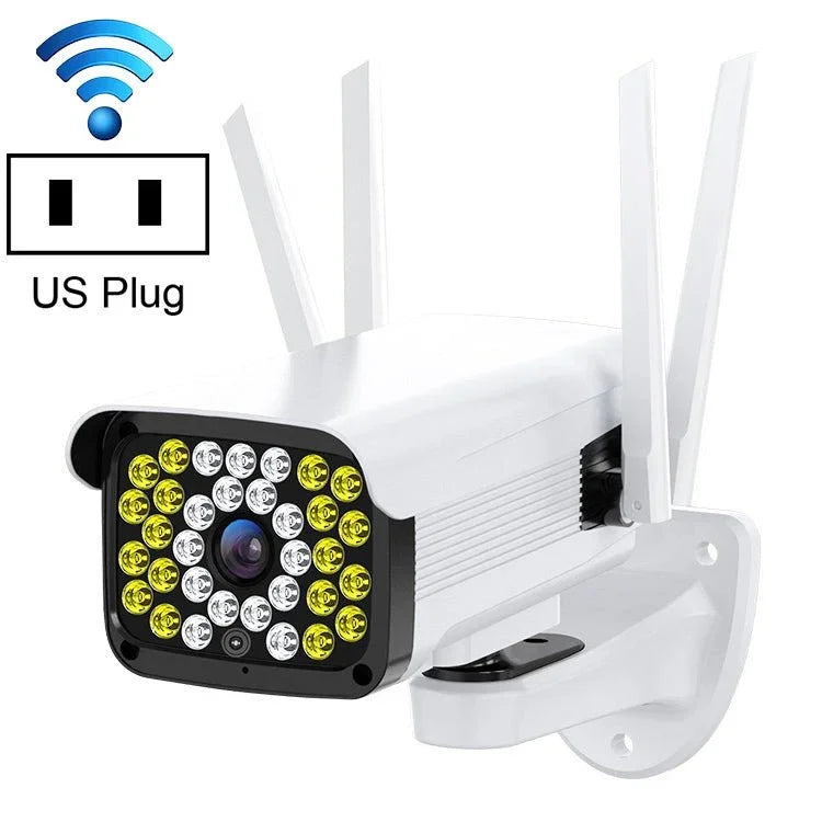 Difang DF - 36Q Outdoor HD Surveillance IP Camera, Support Voice Intercom & Night Vision & Human Figure Detection & TF Card, WiFi + HD PTZ Rotation, US Plug - Trustpick