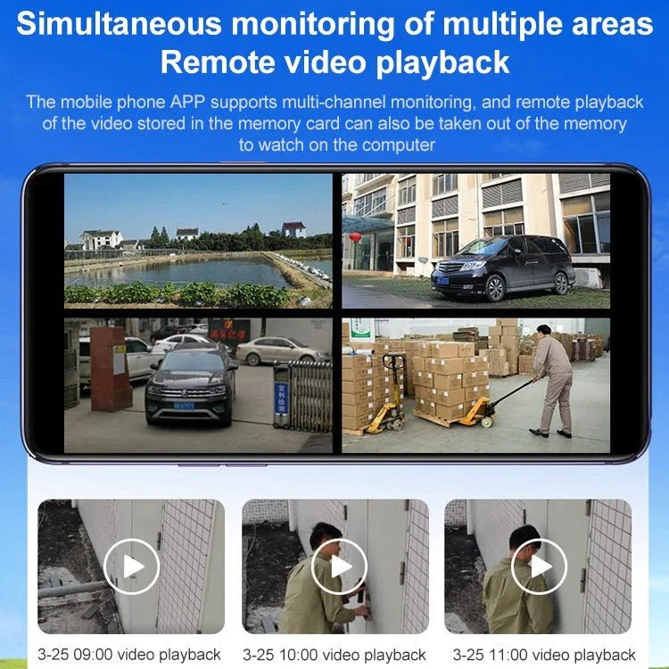 Difang DF - 36Q Outdoor HD Surveillance IP Camera, Support Voice Intercom & Night Vision & Human Figure Detection & TF Card, WiFi + HD PTZ Rotation, US Plug - Trustpick