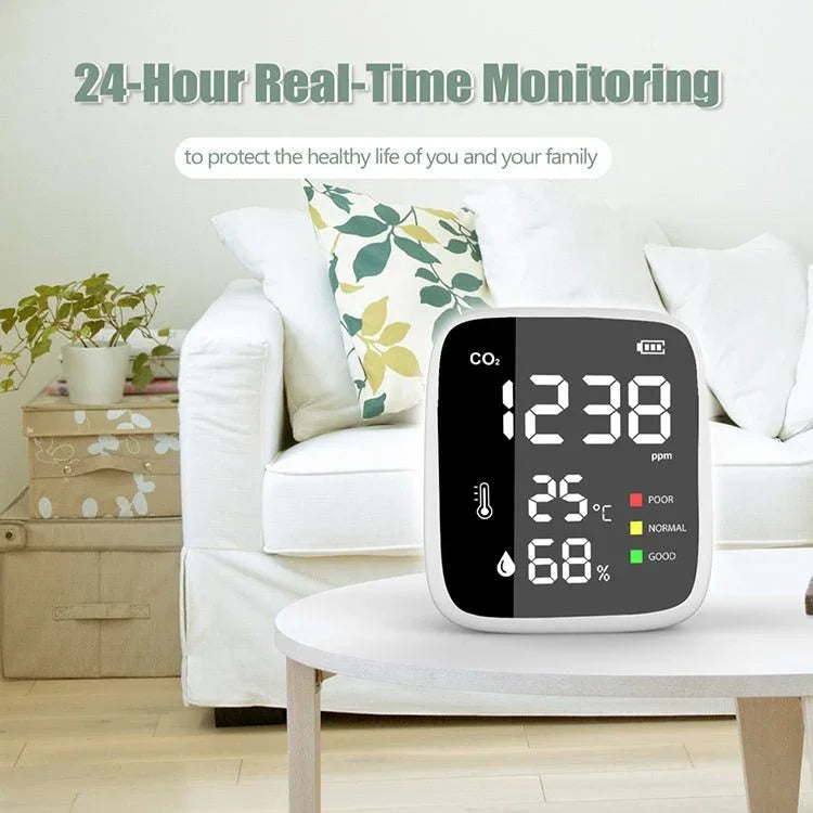 DM1308B Carbon Dioxide Detector Concentration Monitor with LED Display - Trustpick