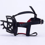 Dog Muzzle Prevent Biting Chewing and Barking Allows Drinking and Panting, Size: 11.2*10.7*14.3cm - Trustpick