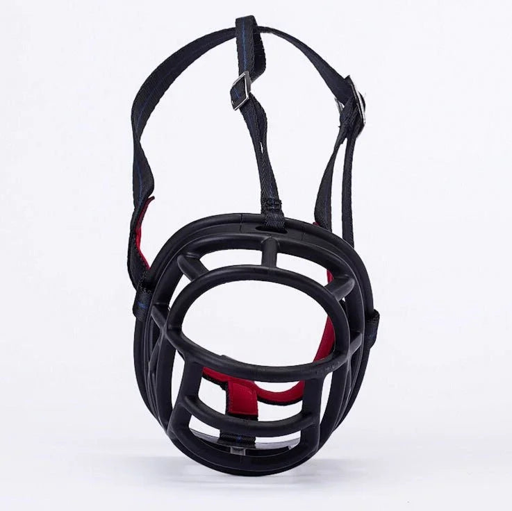 Dog Muzzle Prevent Biting Chewing and Barking Allows Drinking and Panting, Size: 12.5*12.5*15.4cm - Trustpick