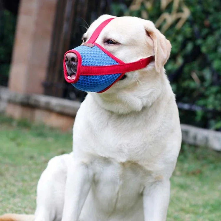 Doglemi Dog Muzzle Pet Supplies Breathable Bark Stopper Muzzle Dog Mouth Cover - Trustpick