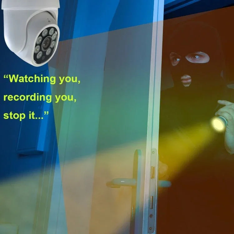 DP19 Smart WiFi HD Outdoor Network Light Bulb Camera, Support Infrared Night Vision & Motion Detection & TF Card - Trustpick