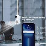 DP41 Bulb - type Dual - lens Motion Tracking Smart Camera Supports Voice Intercom - Trustpick