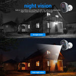 ESCAM G14 Rechargeable 1080P Full HD AI Recognition Infrared Night Vision WiFi Camera - Trustpick