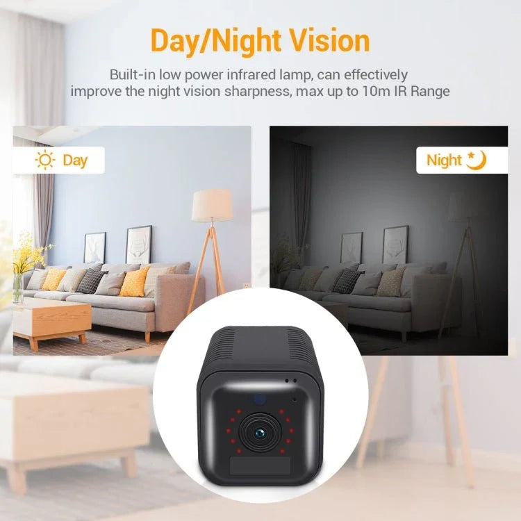 ESCAM G18 1080P Full HD Rechargeable Battery WiFi IP Camera, Support Night Vision / PIR Motion Detection / TF Card / Two Way Audio - Trustpick