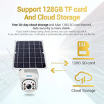 ESCAM QF280 HD 1080P IP66 Waterproof WiFi Solar Panel PT IP Camera without Battery, Support Night Vision / Motion Detection / TF Card / Two Way Audio - Trustpick