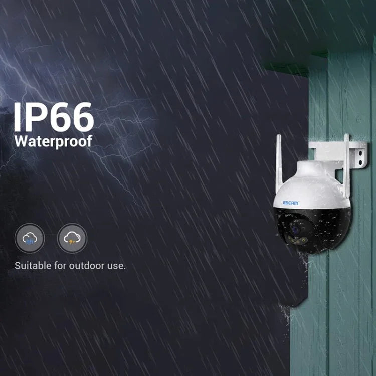 ESCAM QF300 3MP Smart WiFi IP Camera Support AI Humanoid Detection/Auto Tracking/Cloud Storage/Two - way Voice Night Vision - Trustpick