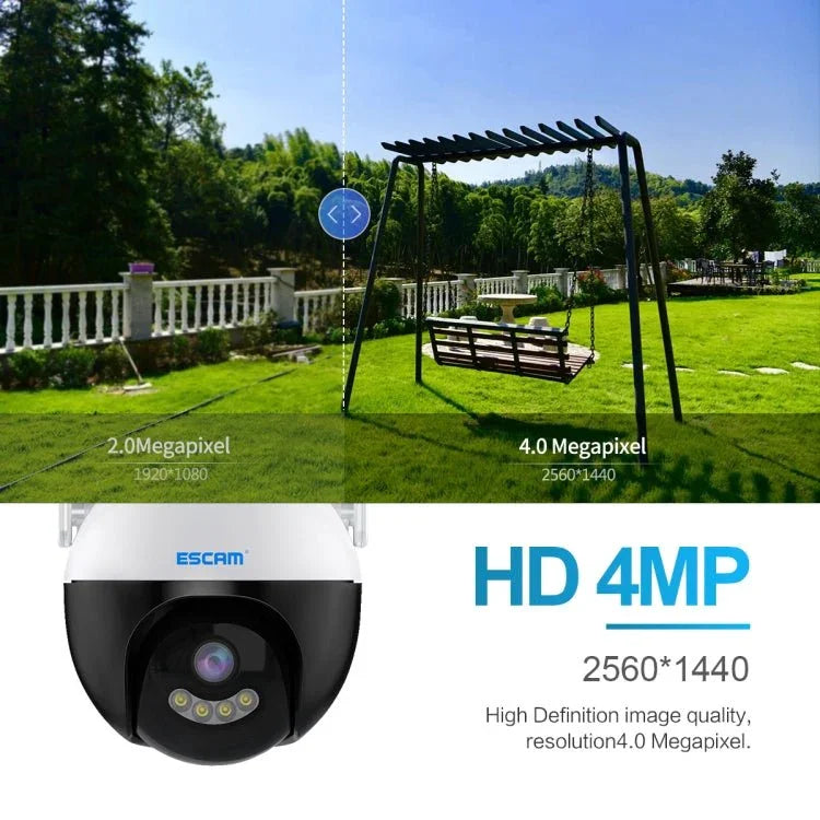 ESCAM QF300 3MP Smart WiFi IP Camera Support AI Humanoid Detection/Auto Tracking/Cloud Storage/Two - way Voice Night Vision - Trustpick