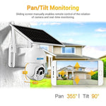 ESCAM QF450 HD 1080P 4G EU Version Solar Powered IP Camera with 16G Memory, Support Two - way Audio & PIR Motion Detection & Night Vision & TF Card - Trustpick