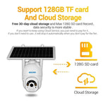 ESCAM QF450 HD 1080P 4G EU Version Solar Powered IP Camera with 16G Memory, Support Two - way Audio & PIR Motion Detection & Night Vision & TF Card - Trustpick