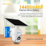 ESCAM QF450 HD 1080P 4G US Version Solar Powered IP Camera without Memory, Support Two - way Audio & PIR Motion Detection & Night Vision & TF Card - Trustpick