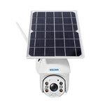 ESCAM QF480 EU Version HD 1080P IP66 Waterproof 4G Solar Panel PT IP Camera without Battery, Support Night Vision / Motion Detection / TF Card / Two Way Audio - Trustpick