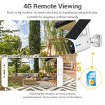 ESCAM QF490 HD 1080P 4G 3.8W Solar Panel IP Camera, EU Version - Trustpick