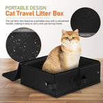 Foldable Fabric Litter Bag Portable Travel Litter Box - Trustpick