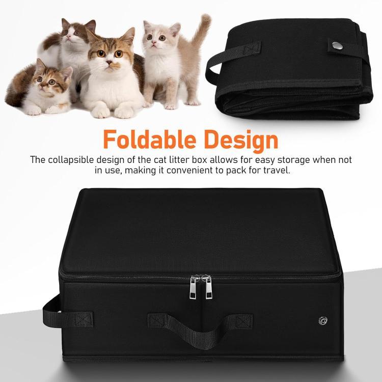 Foldable Fabric Litter Bag Portable Travel Litter Box - Trustpick