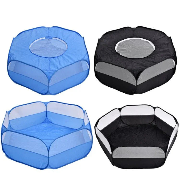 Folded Small Pet Fence Outdoor Workout Game Crawling Small Animal Tent, Specification： - Trustpick