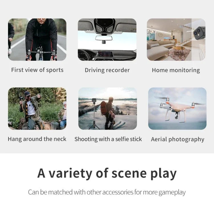 HD 4K Dual Lens Wifi Camera Mobile Phone Wireless Remote Two Way Intercourse Monitoring Camera - Trustpick