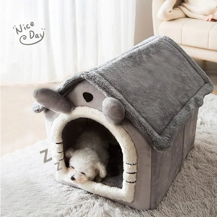 House Type Universal Removable and Washable Pet Dog Cat Bed Pet Supplies - Trustpick