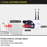 J - 02100 1.0MP Dual Antenna Smart Wireless Wifi IP Camera, Support Infrared Night Vision & TF Card(64GB Max) - Trustpick