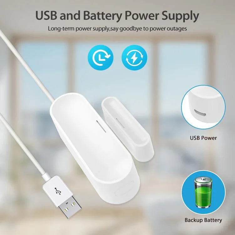 Matter Thread Door/Window Sensor Compatible With Tuya Smart Home System - Trustpick