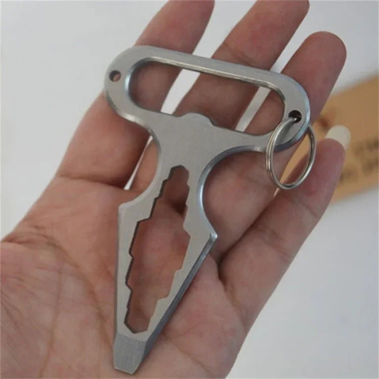 Mini Pocket EDC Stainless Steel Multi - function Self Security Defense Personal Tactical Tool - Trustpick