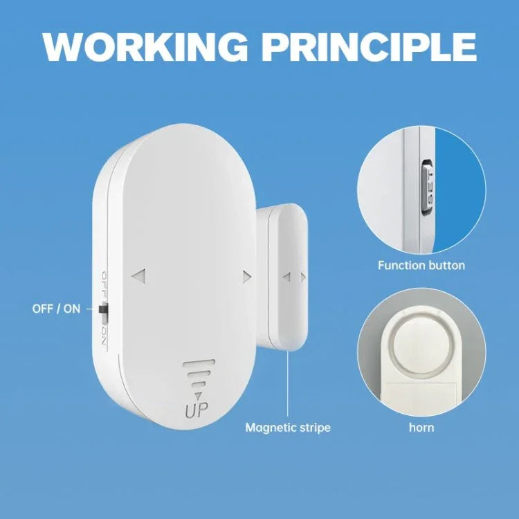 Multifunctional High - decibel Anti - theft Door Window Alarm For Home - Trustpick