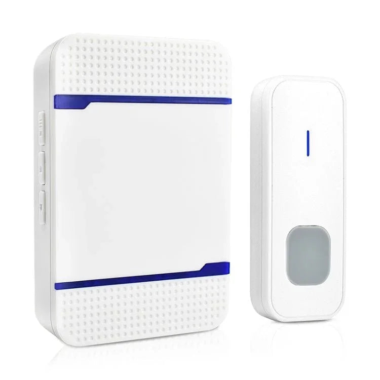 N15K - 1T1 - B 110dB Wireless IP55 Waterproof Low Power Consumption WiFi Doorbell Receiver with Night Light , 53 Music Options, Receiver Distance: 300m - Trustpick