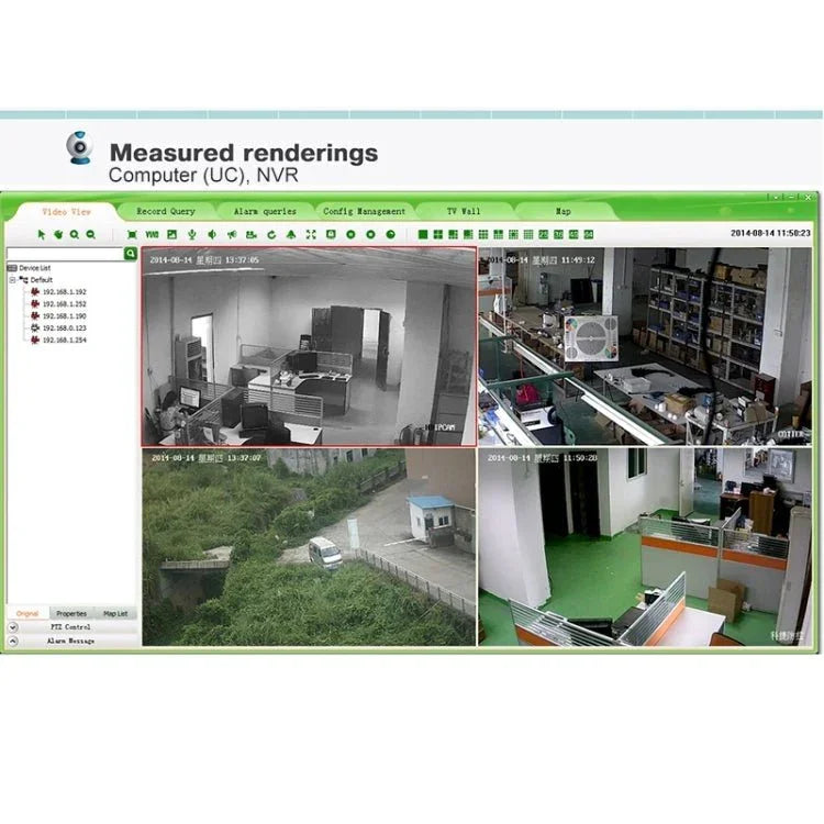 N4B - Mini/L 4 Ch 720P 1.0 Mega Pixel IP Camera NVR Kit, Support Night Vision / Motion Detection, IR Distance: 20m - Trustpick
