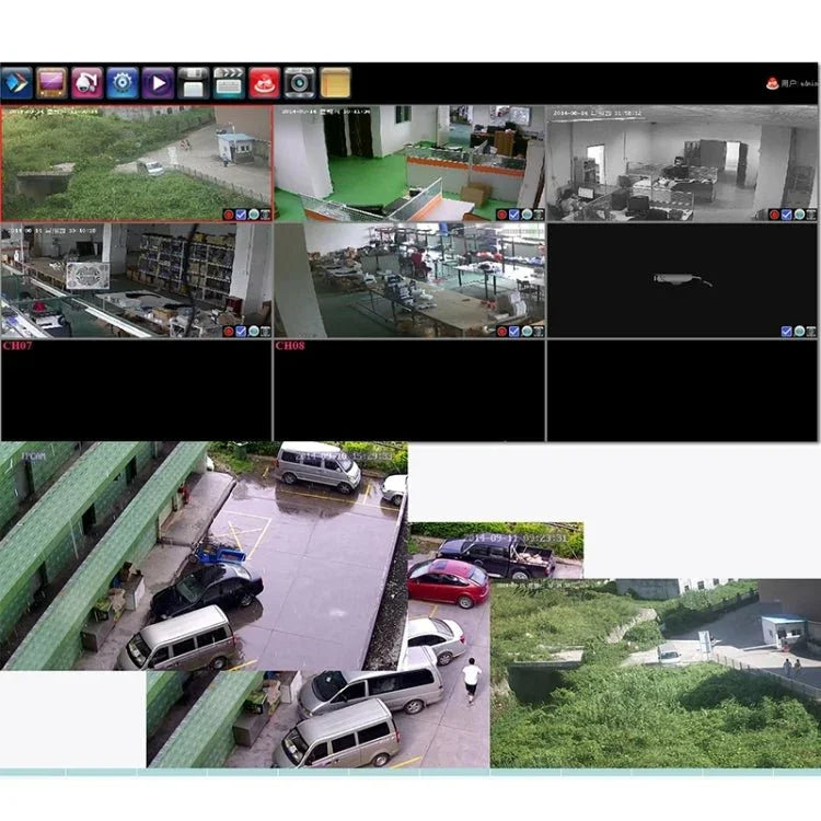 N4B - Mini/L 4 Ch 720P 1.0 Mega Pixel IP Camera NVR Kit, Support Night Vision / Motion Detection, IR Distance: 20m - Trustpick
