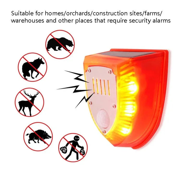 N911M Solar Animal Repeller Outdoor Sound And Light Alarm - Trustpick