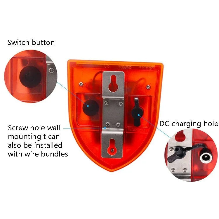 N911M Solar Animal Repeller Outdoor Sound And Light Alarm - Trustpick