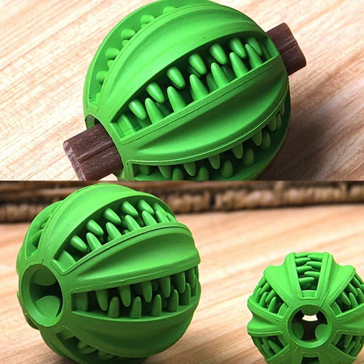Pet Toy Cartoa Toy Pet Leaking Ball Mill Rubber Toy Cleansing Ball - Trustpick