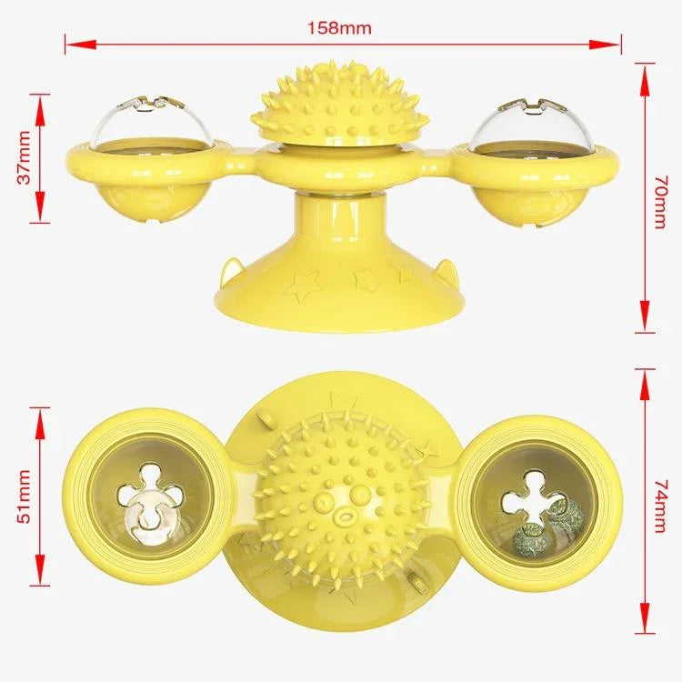 Pet Toy Cat Turntable Funny Cat Toy Scratch Scratching - Trustpick