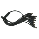 Power Supply Cable DC 1 to 8 Power Splitter Adapter Cable for Security CCTV Camera - Trustpick