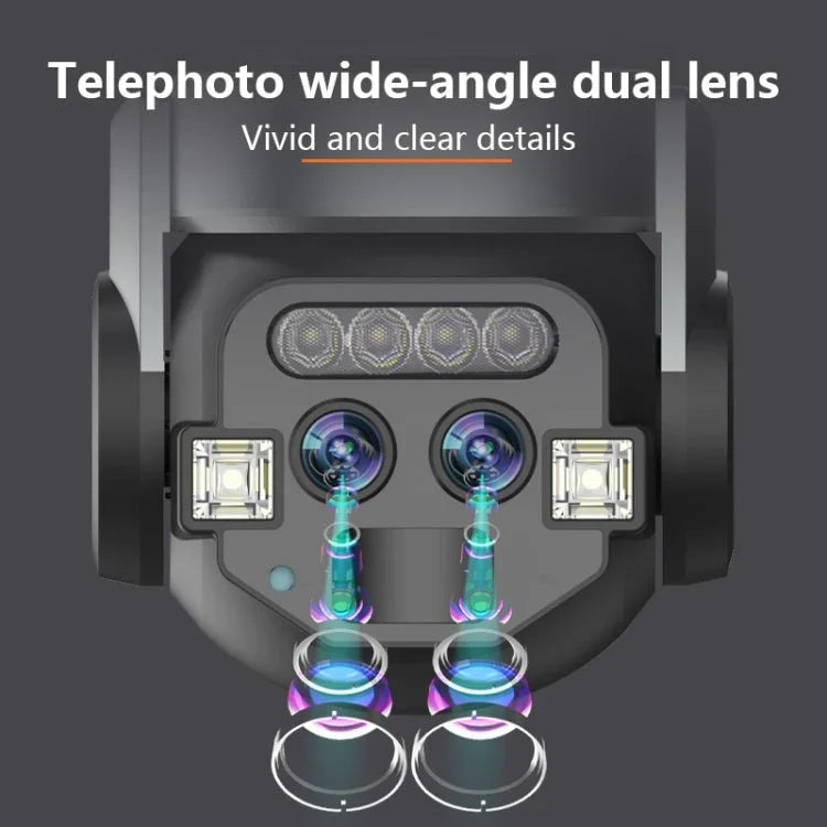 Q820 6MP 10X Binocular Zoom Dual Light Source Outdoor IP67 Waterproof WiFi Camera - Trustpick