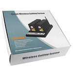 QC100 999 Channel Restaurant Wireless Paging Queuing Calling System with 20 Call Coaster Pagers, EU Plug - Trustpick