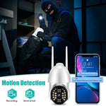 QX33 1080P Panoramic PTZ 360 Degree Rotating WIFI Camera, Support Day and Night Full Color & Two - way Voice Intercom & Motion Detection Alarm & Video Playback & 64GB TF Card, AU Plug - Trustpick