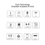 QX48 Pixels 1080P HD Wireless IP Camera, Support Motion Detection & Infrared Night Vision & TF Card - Trustpick