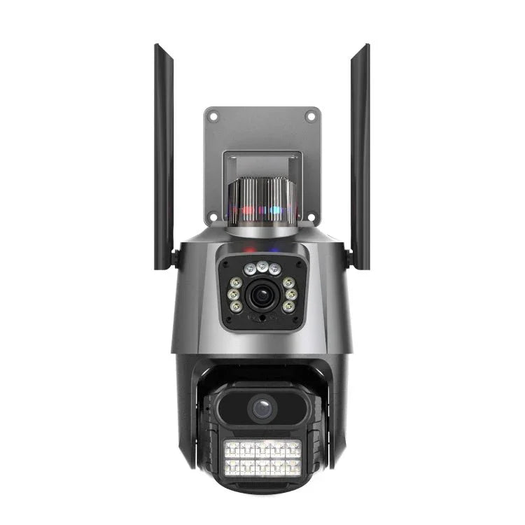 QX81 Humanoid Recognition AI Alarm WIFI Spherical Dual 2MP IP Camera - Trustpick