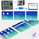 Realand AL325D Fingerprint Time Attendance with 2.4 inch Color Screen & ID Card Function & WiFi & Battery - Trustpick