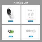 SriHome DH008 4MP 2K Low Power Consumption Wireless Security Camera System - Trustpick