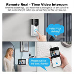 SriHome DH051+DH002 4MP HD Smart WiFi Video PIR Visual Doorbell Set - Trustpick