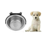 Stainless Steel Suspension Style Dog Feeding Bowl, Size: M - Trustpick